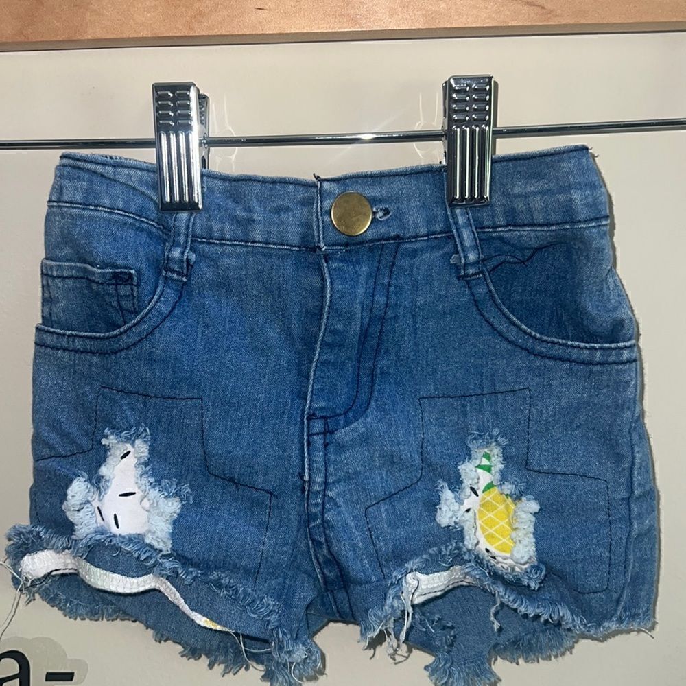 Unbranded Pineapple Jean Shorts